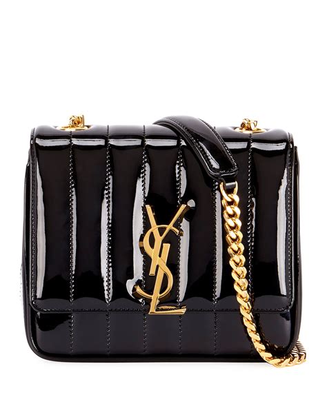 patent leather ysl bag